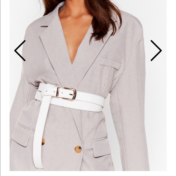 Nasty Gal Accessories - White wrap belt